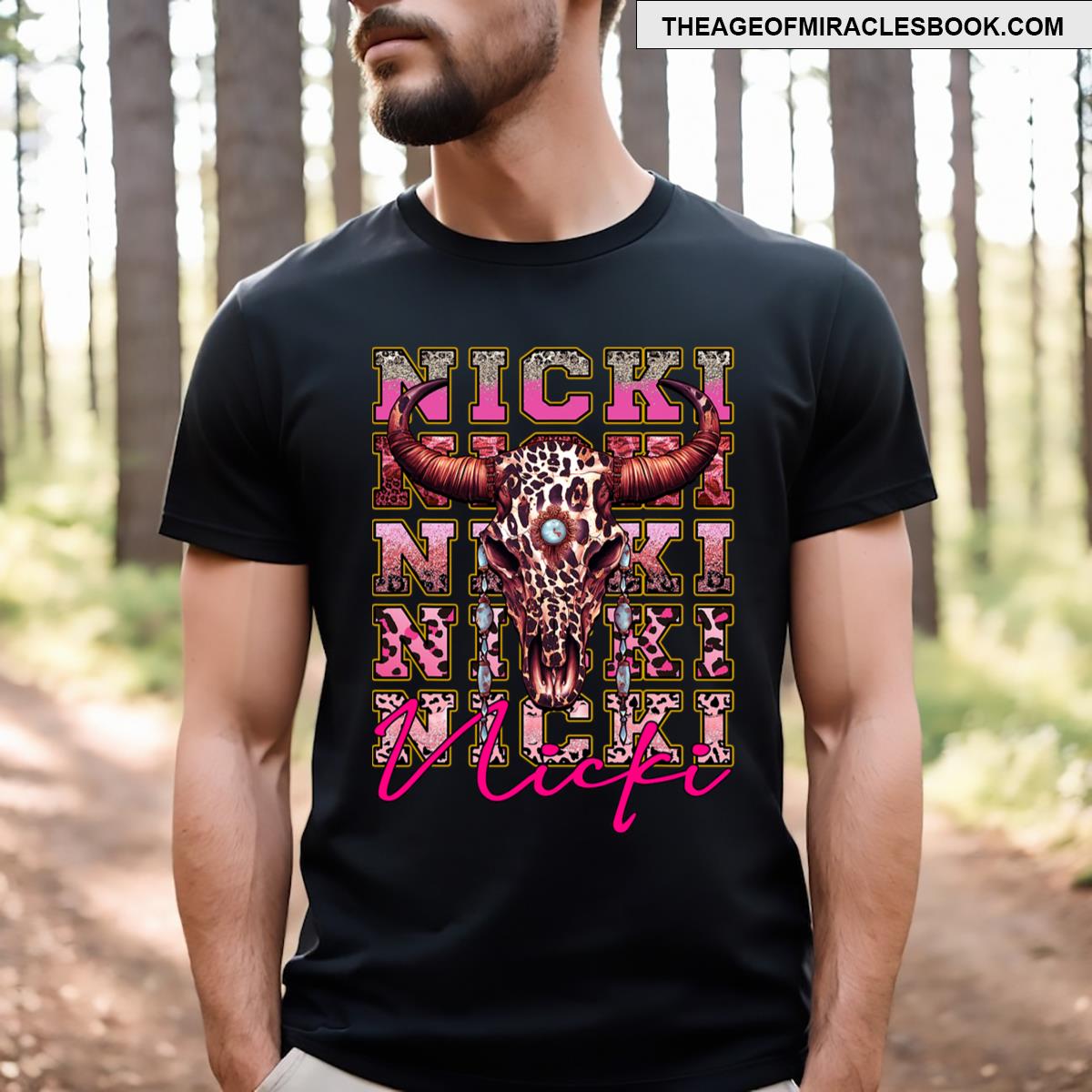 Graphic Nicki Personalized Proud Name I Love Nicki Vintage T-shirt