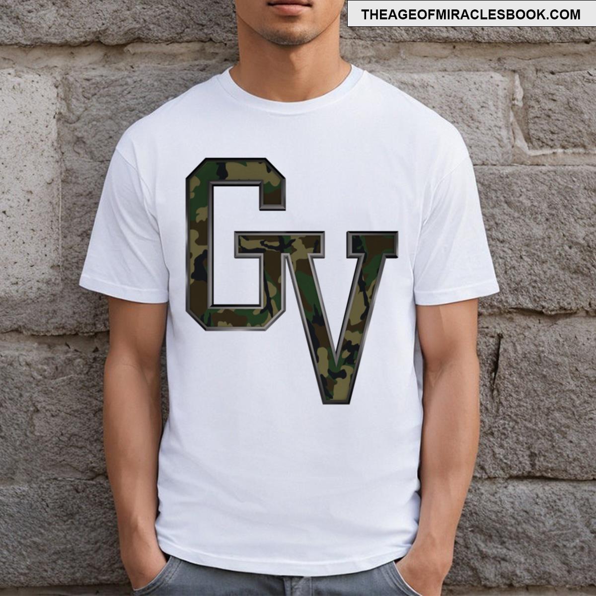 Gv Camouflage Logo T-shirt