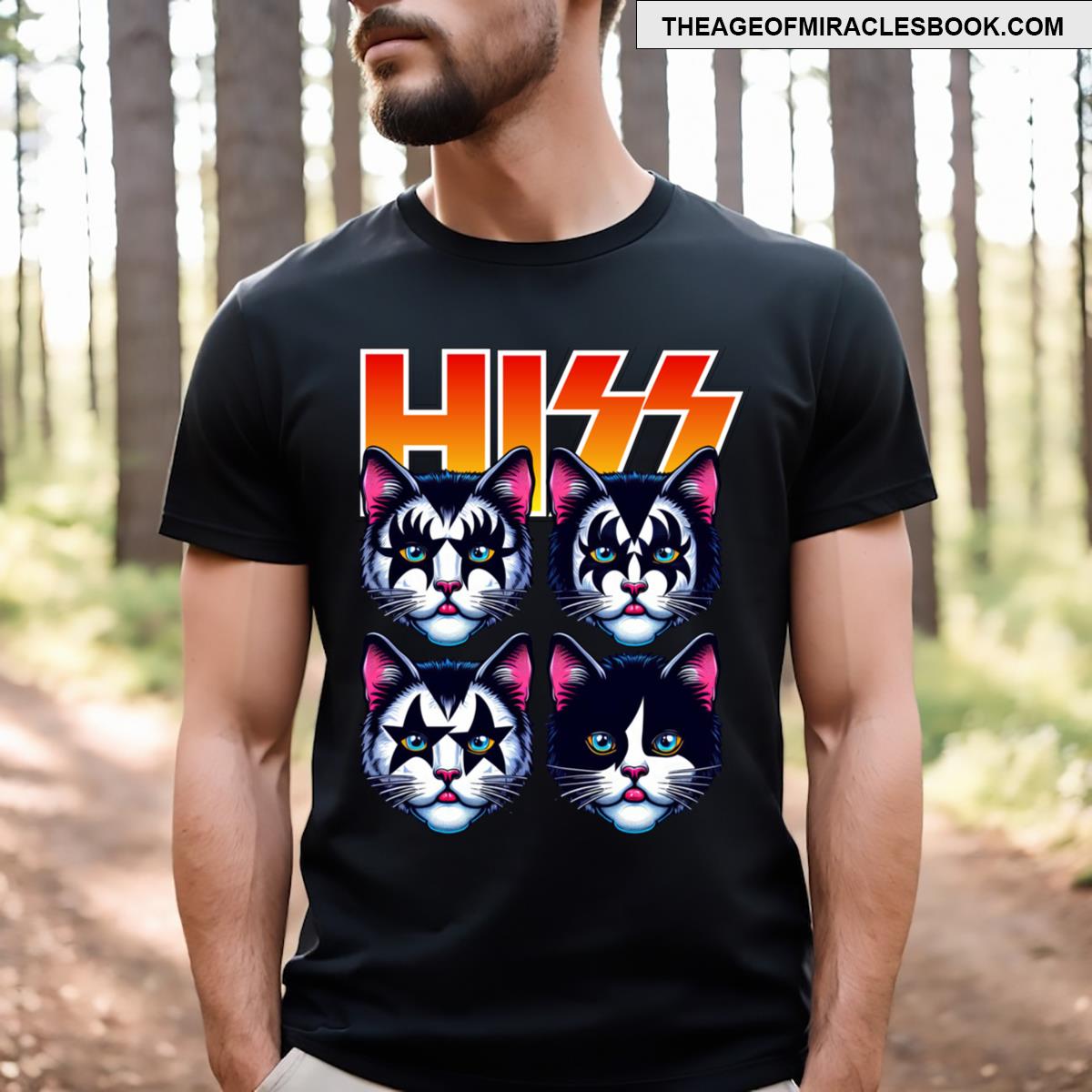 Hiss Cats Band T-shirt