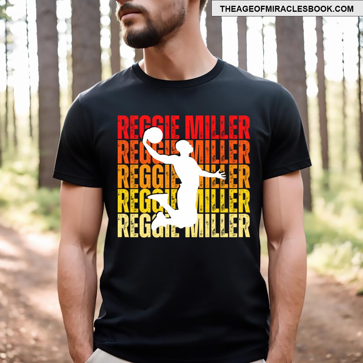 Tee-shirts Reggie miller - Livraison Gratuite