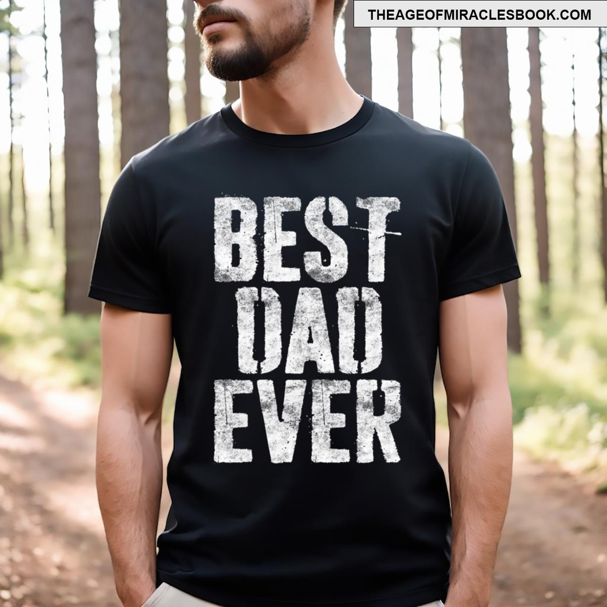 Men's Best Dad Ever Father's Day T-Shirt Portuguese Flag Portugal main image 1
