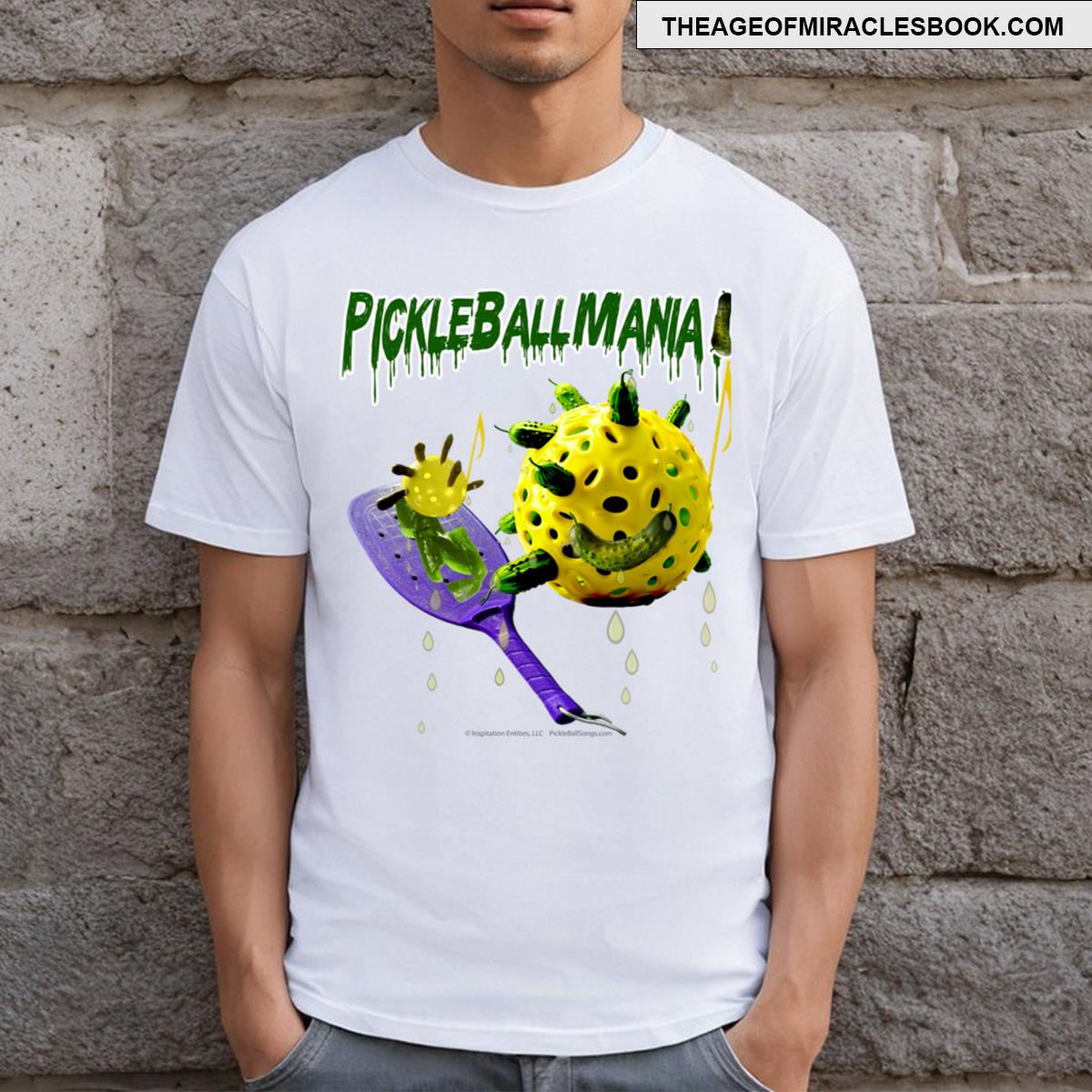 Pickleball Mania! Purple Paddle And Lots Of Polish Dillpickles! + Drips T-shirt