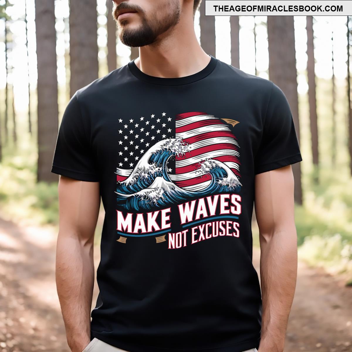 Swimming Sport Make Waves Not Excuses T-shirt