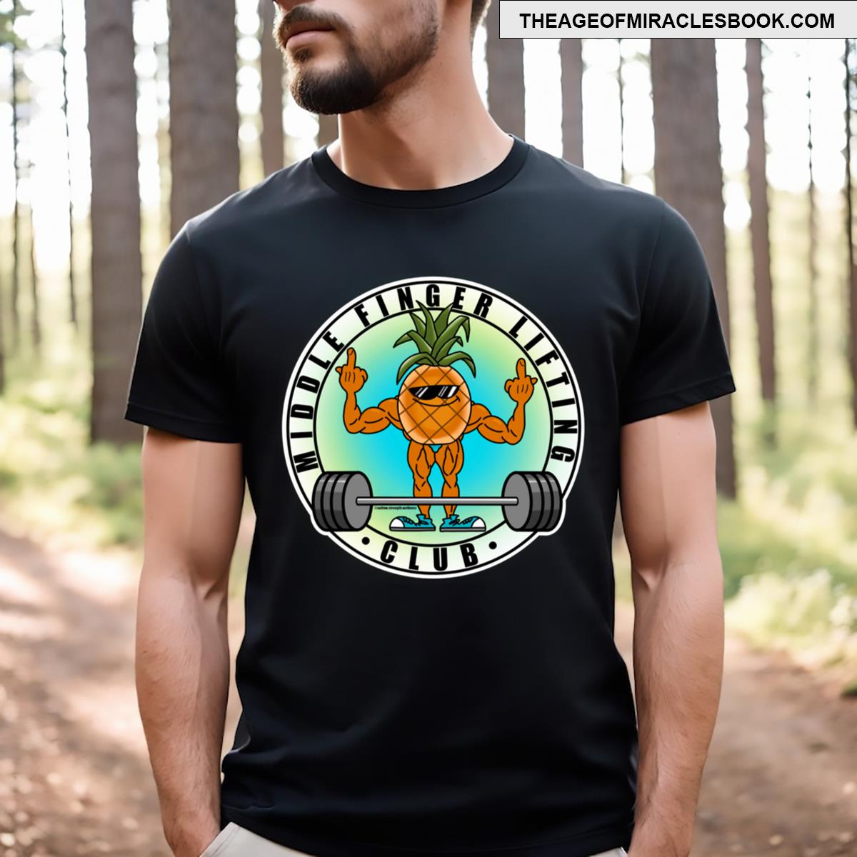 Middle Finger Lifting Club Logo T-shirt
