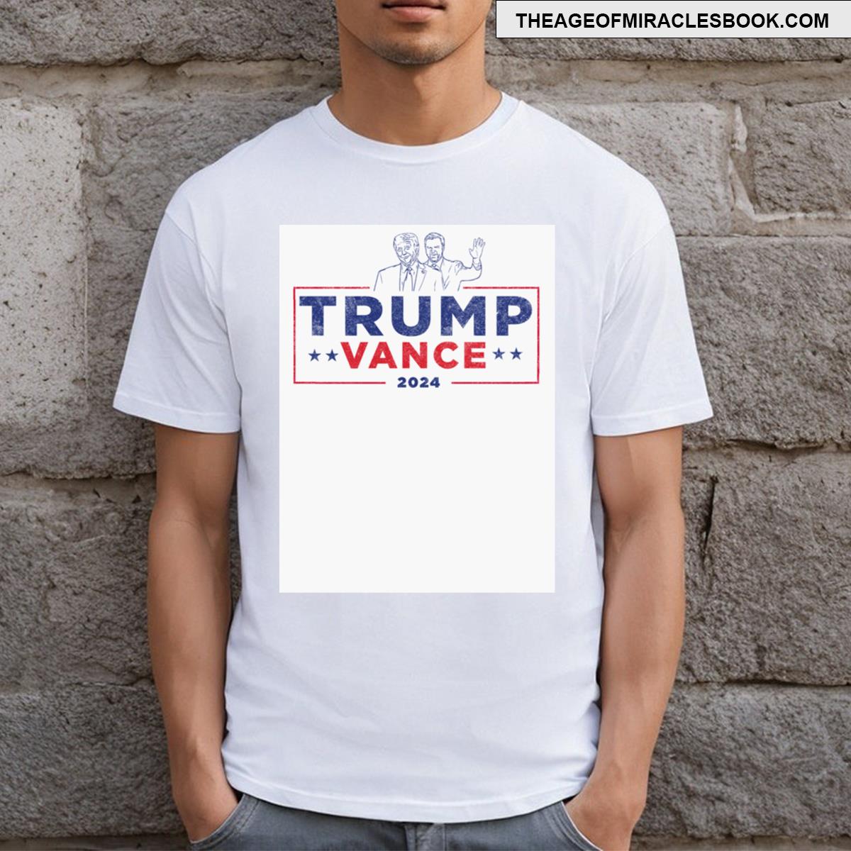 Trump Vance 2024 Vintage Logo Illustration Trump 2024 T-shirt