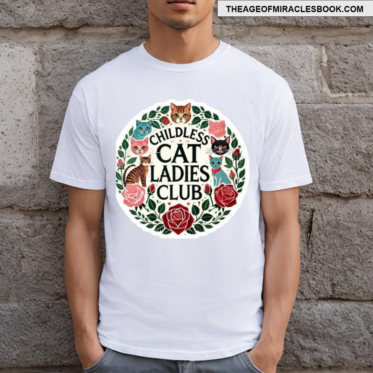 Childless Cat Lady Club T-shirt