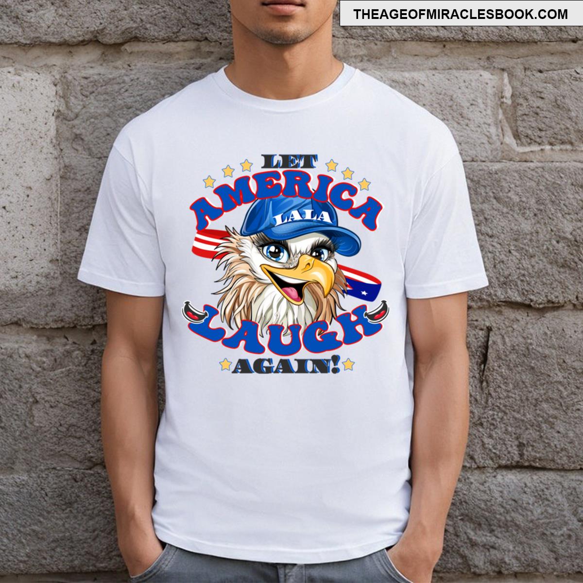 Funny Cute Pro Democracy Usa Patriotic Eagle Laughing Essential T-shirt