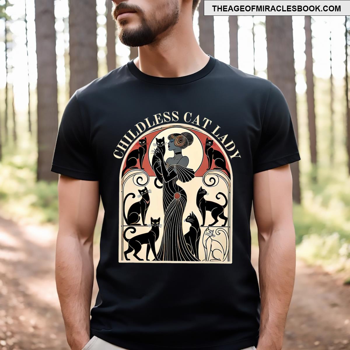Childless Cat Ladies Cat Karma Retro Funny T-shirt