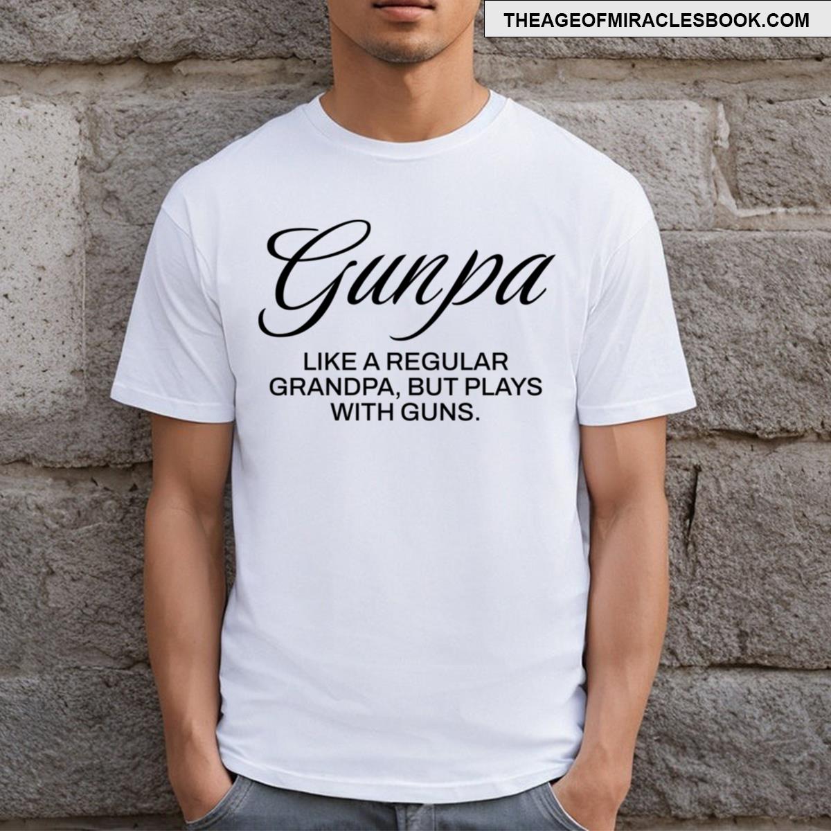 Grandpa Definition Funny Gun Lover Club Gunpa T-shirt