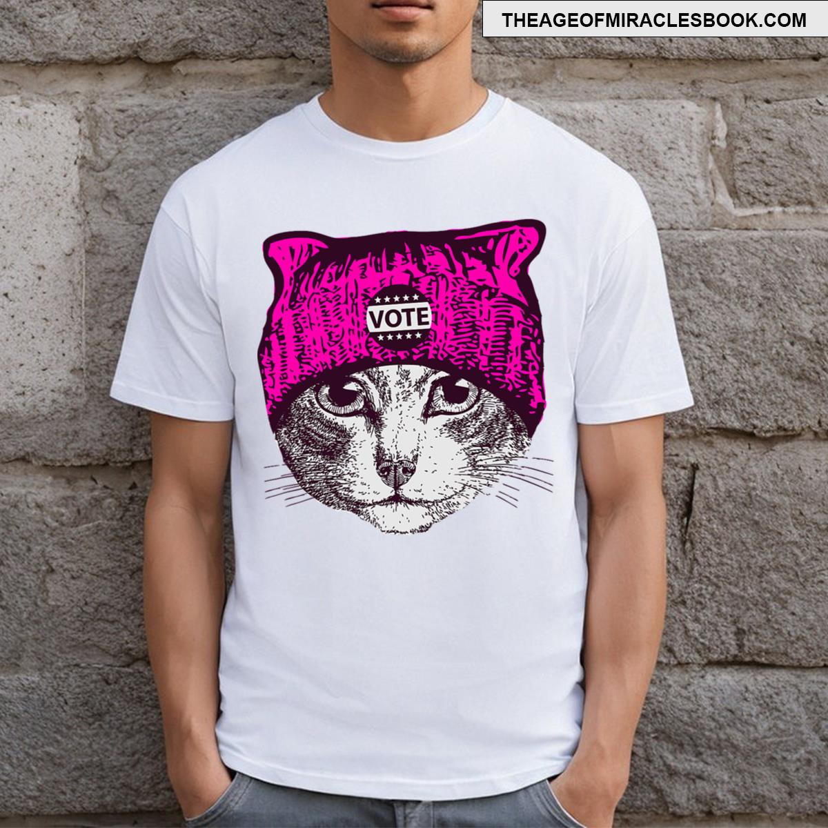 Funny Childless Cat Ladies 2024 Girls Teens Purr Cat T-shirt