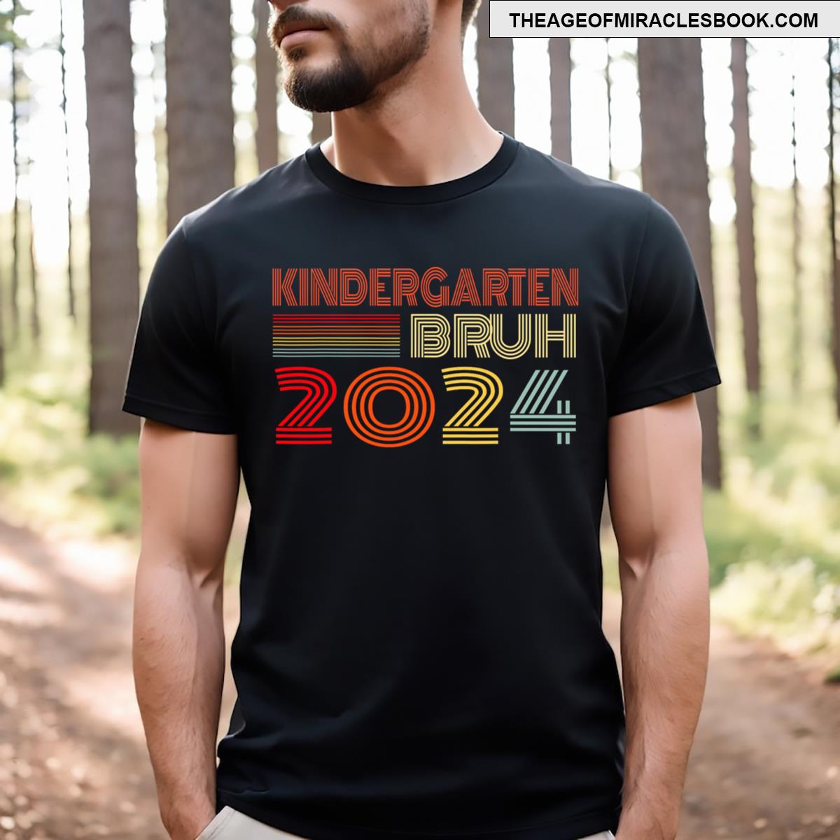 Kindergarten Bruh 1st Day School Boy Teacher Men T-shirt