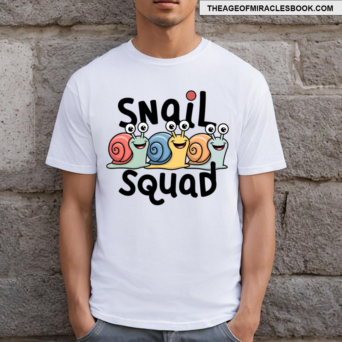 Snail Squad For Snail Lover Kids Snail T-shirt