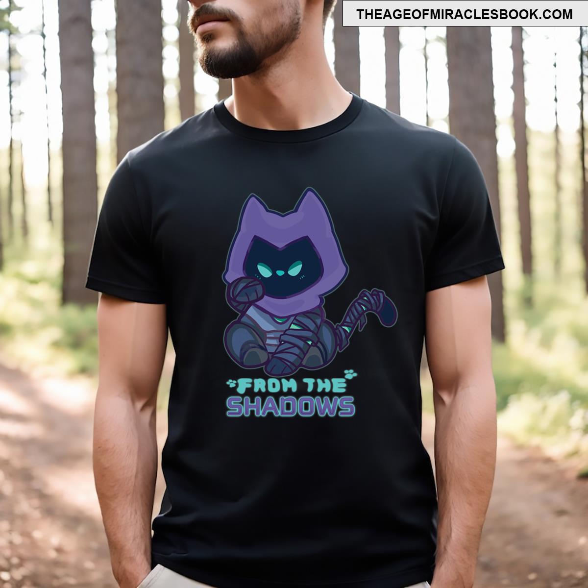 Chibi Omen Cat Valorant Gaming Cute T-shirt