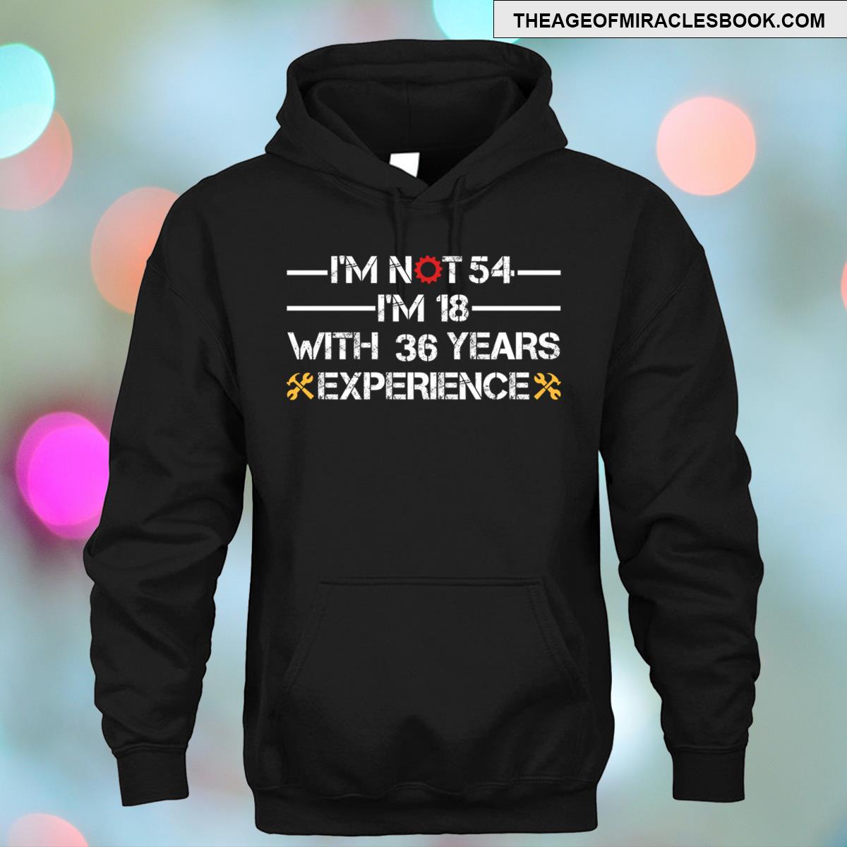 Alternative view of Youngest Technician Job Career 54 Father's Birthday T-shirt
