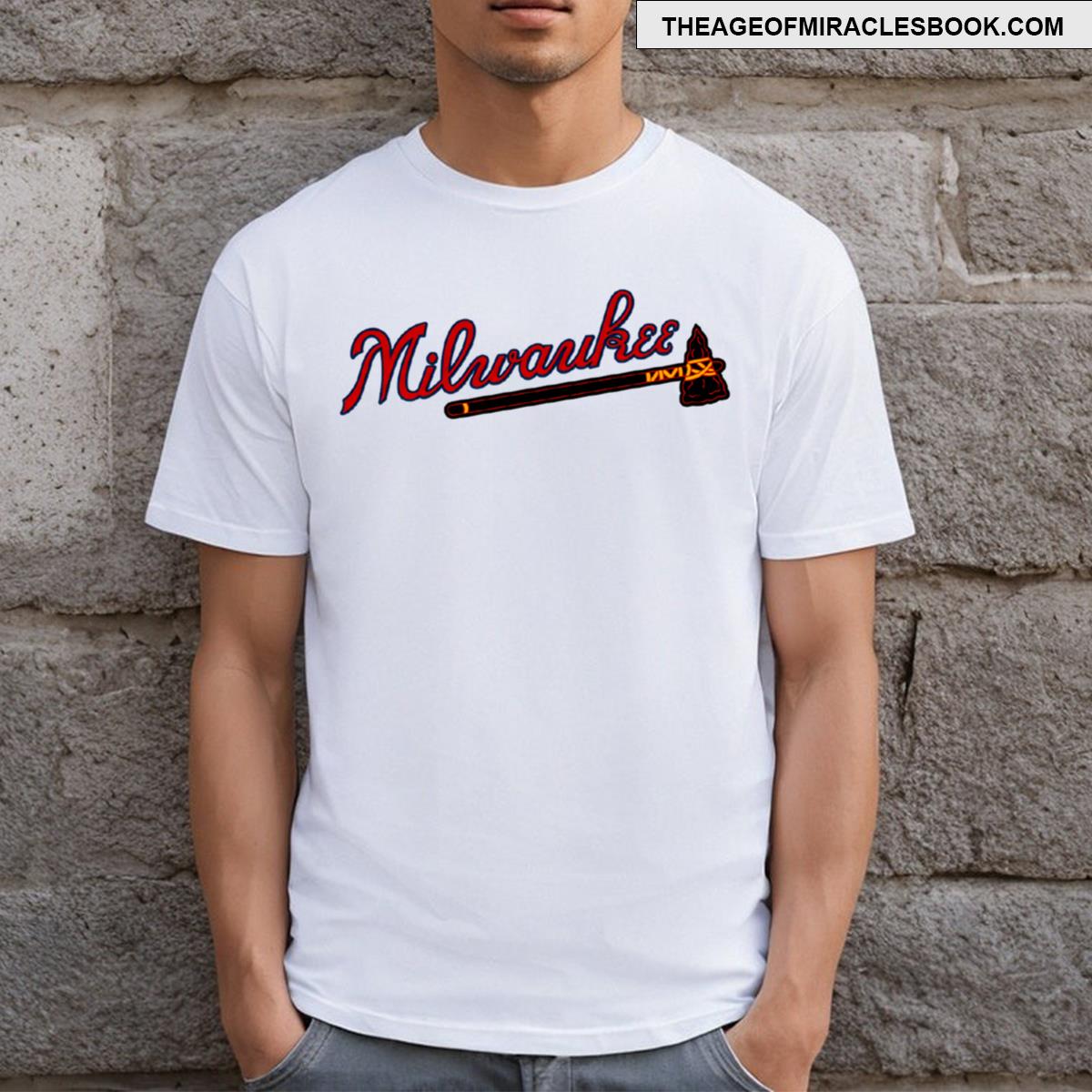 Milwaukee Braves Logo T-shirt