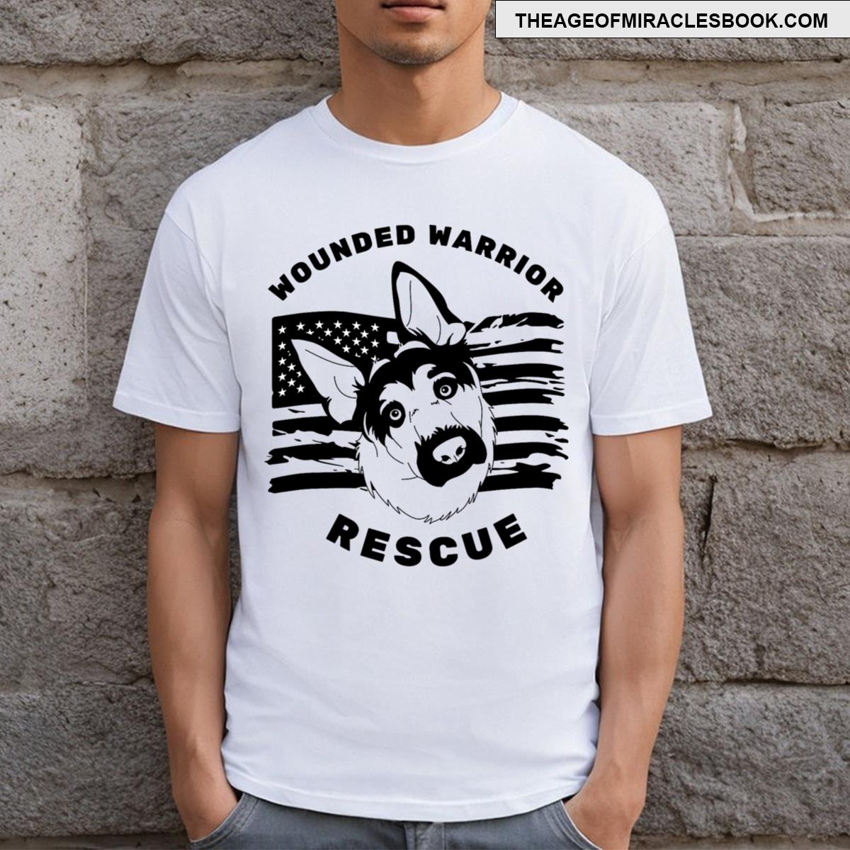 Wounded Warrior Rescue Sport The German Shepherd T-shirt