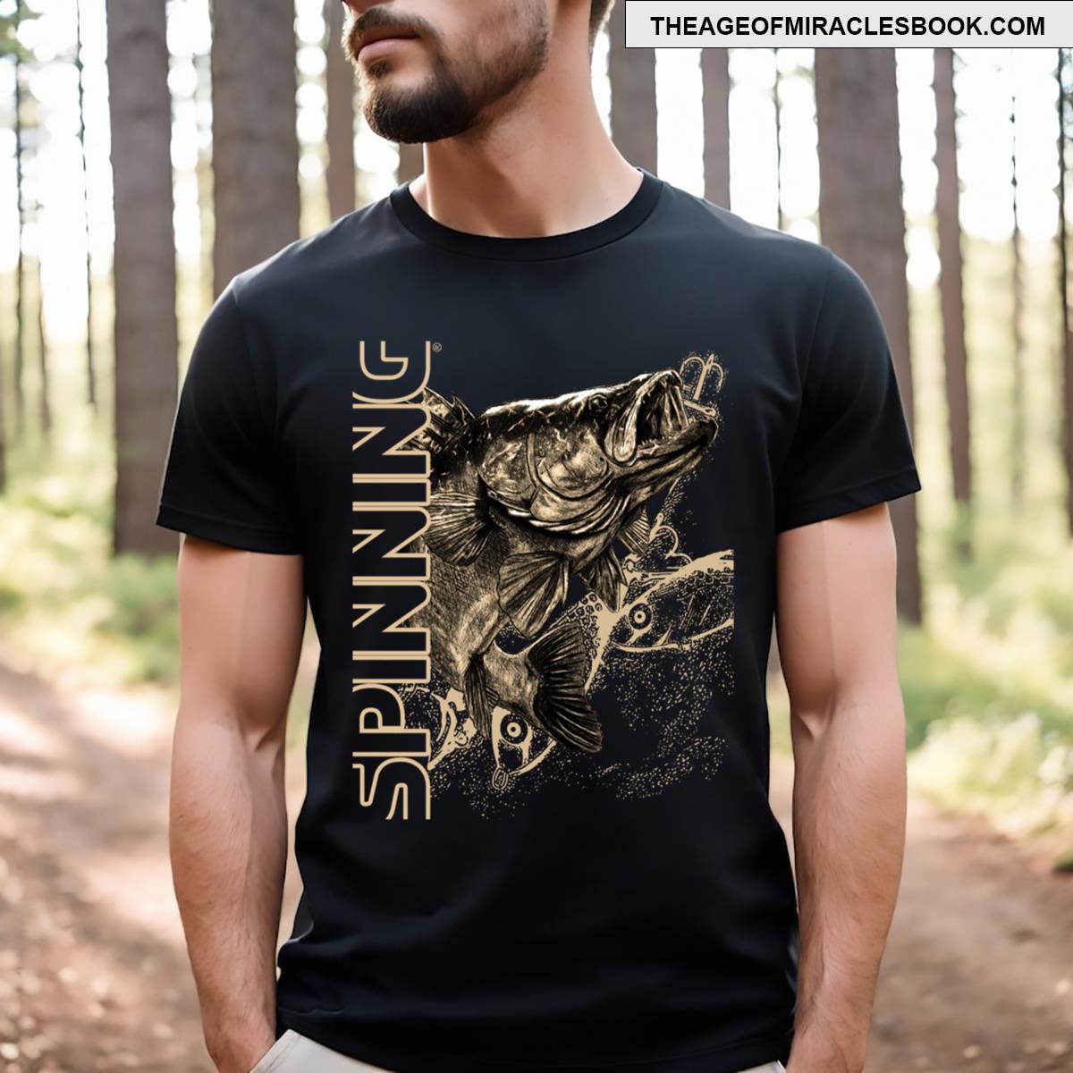 Spinnnig Fishing Sport T-shirt