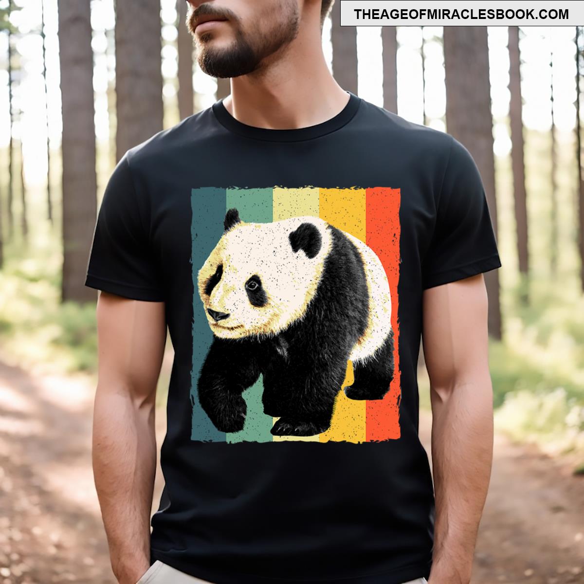 Panda Design For Men Kids Giant Panda Bear Lover Panda T-shirt