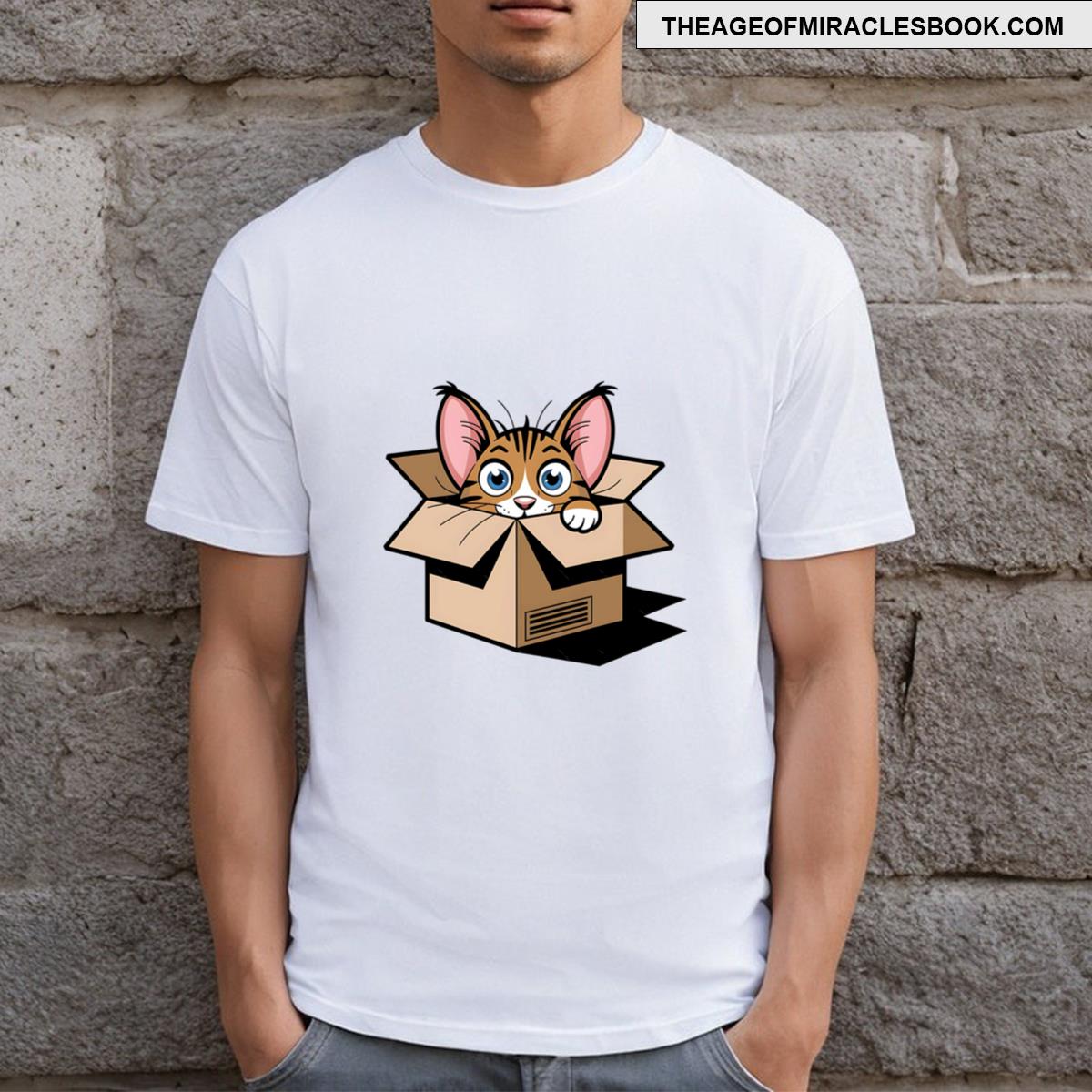 Peek A Boo Cat T-shirt