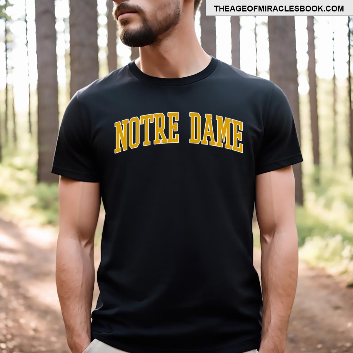 Notre Dame Vintage Patriotic Men T-shirt