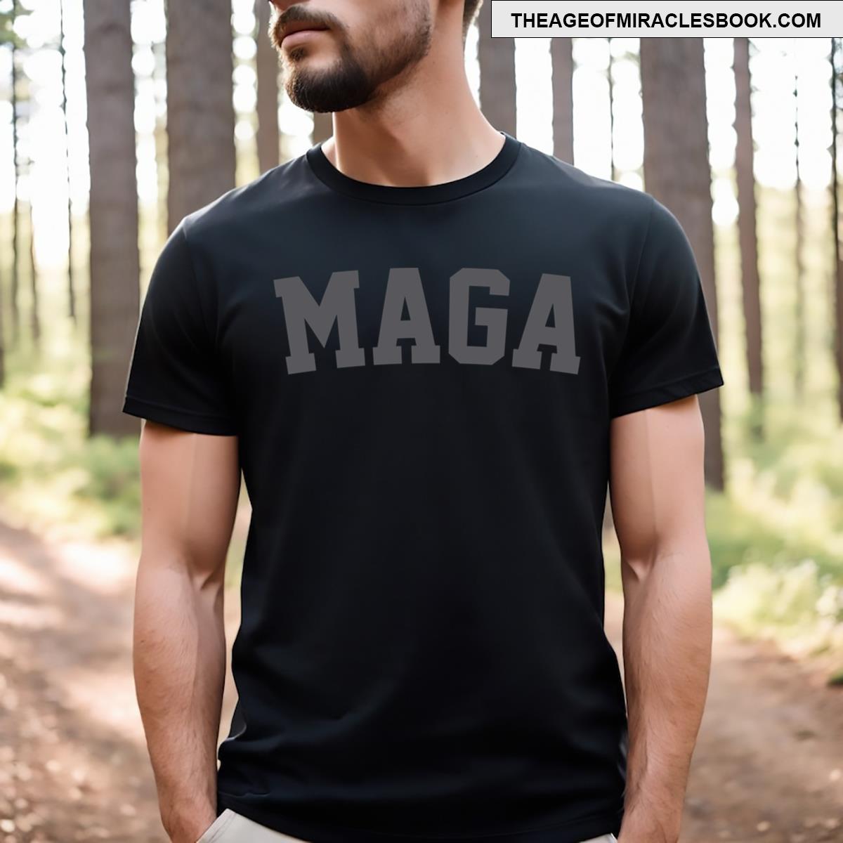 Dark Maga Black Maga Donald Trump Supporter Patriotic T-shirt