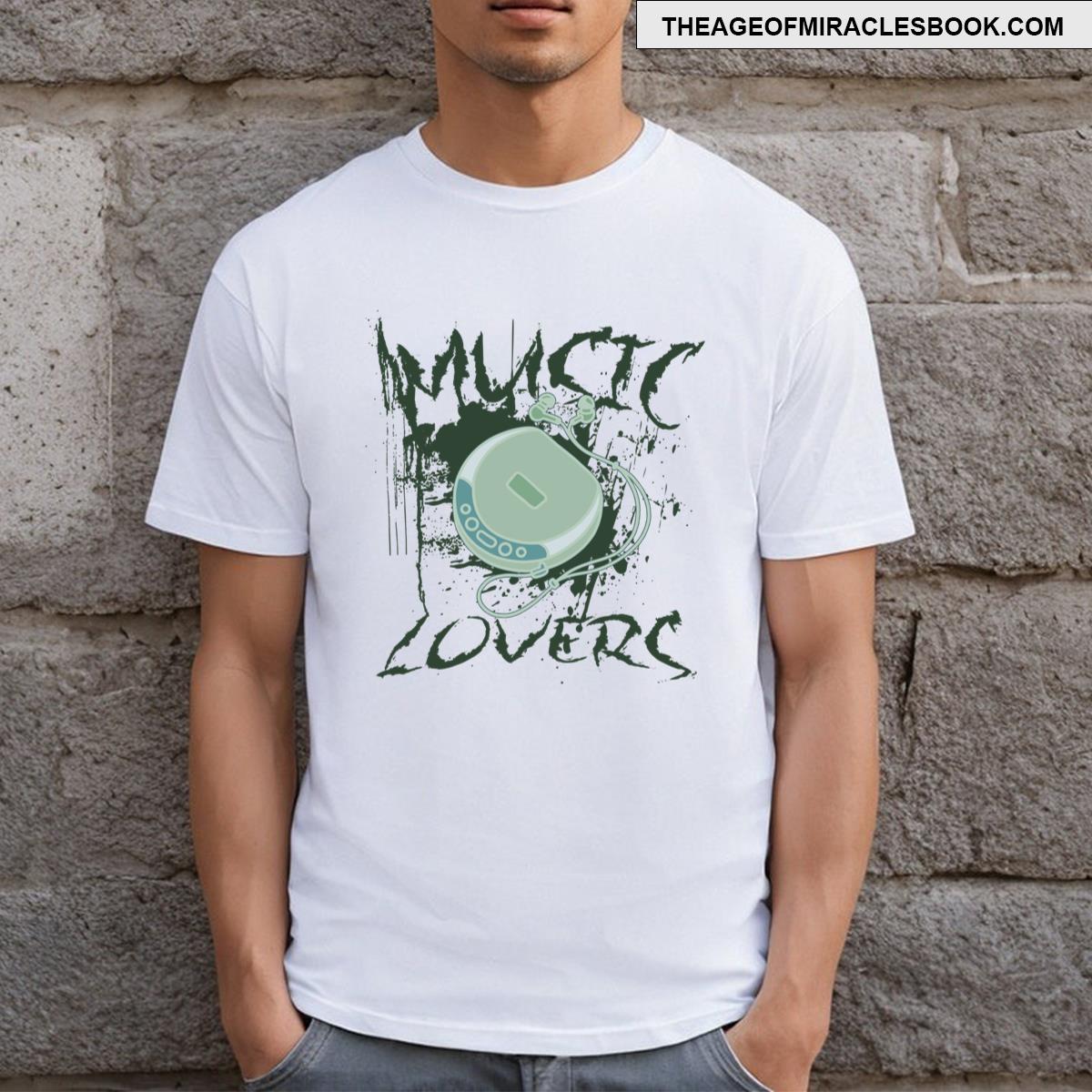Music Lovers Discman T-shirt