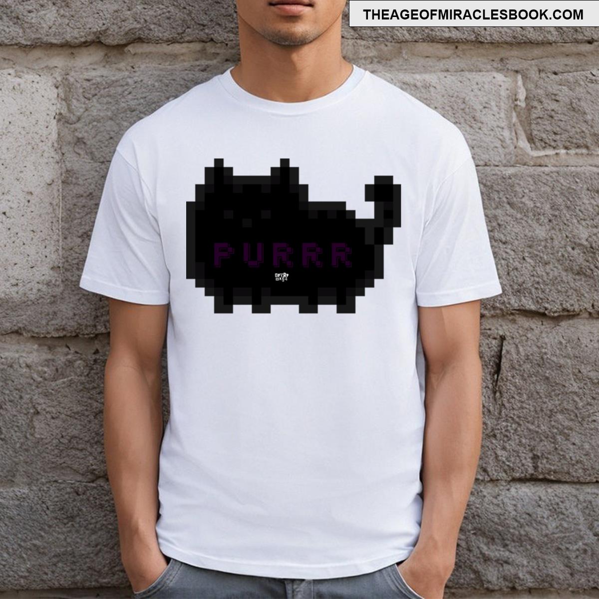 Pixel Purr Cat T-shirt