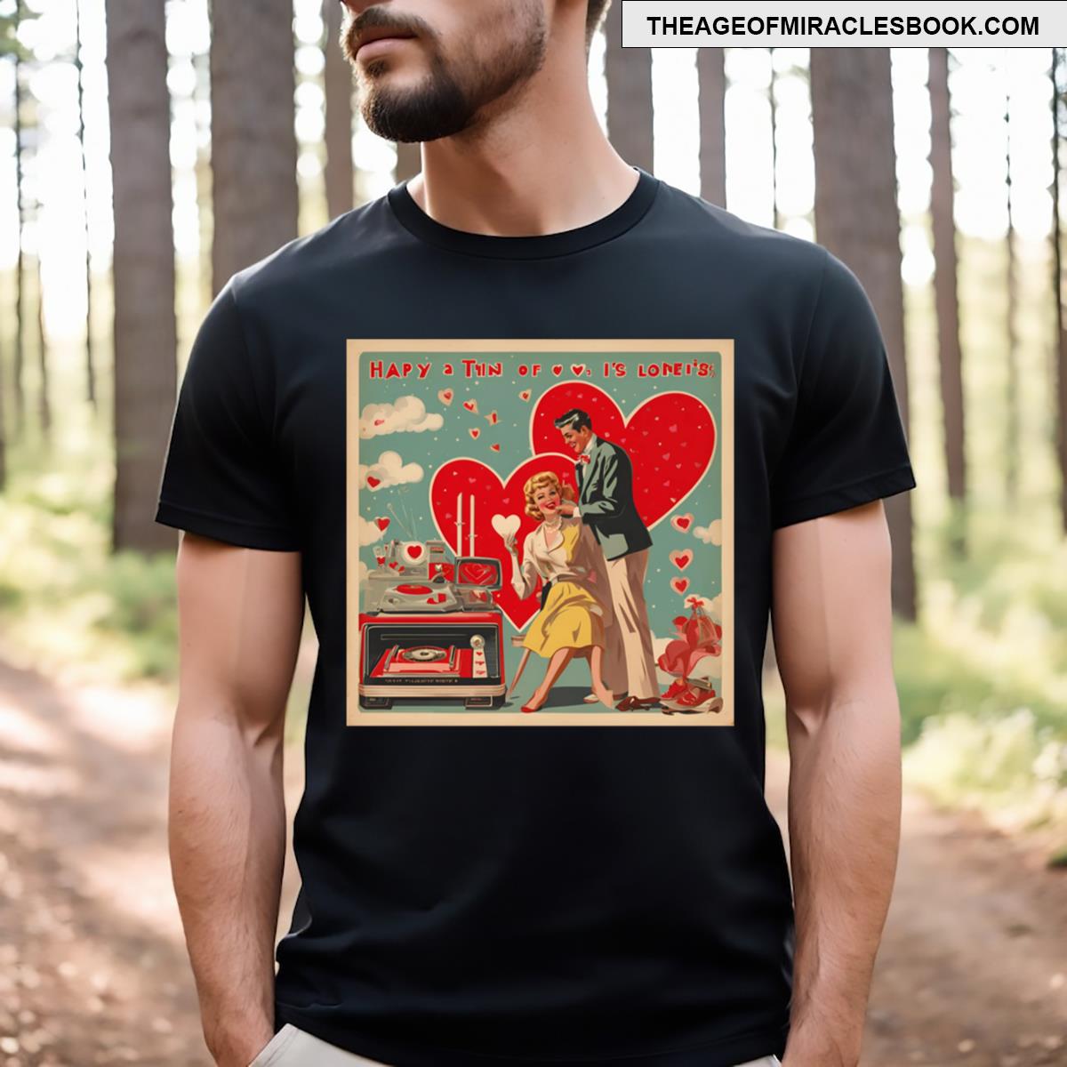 Romantic Vintage Valentines T-shirt