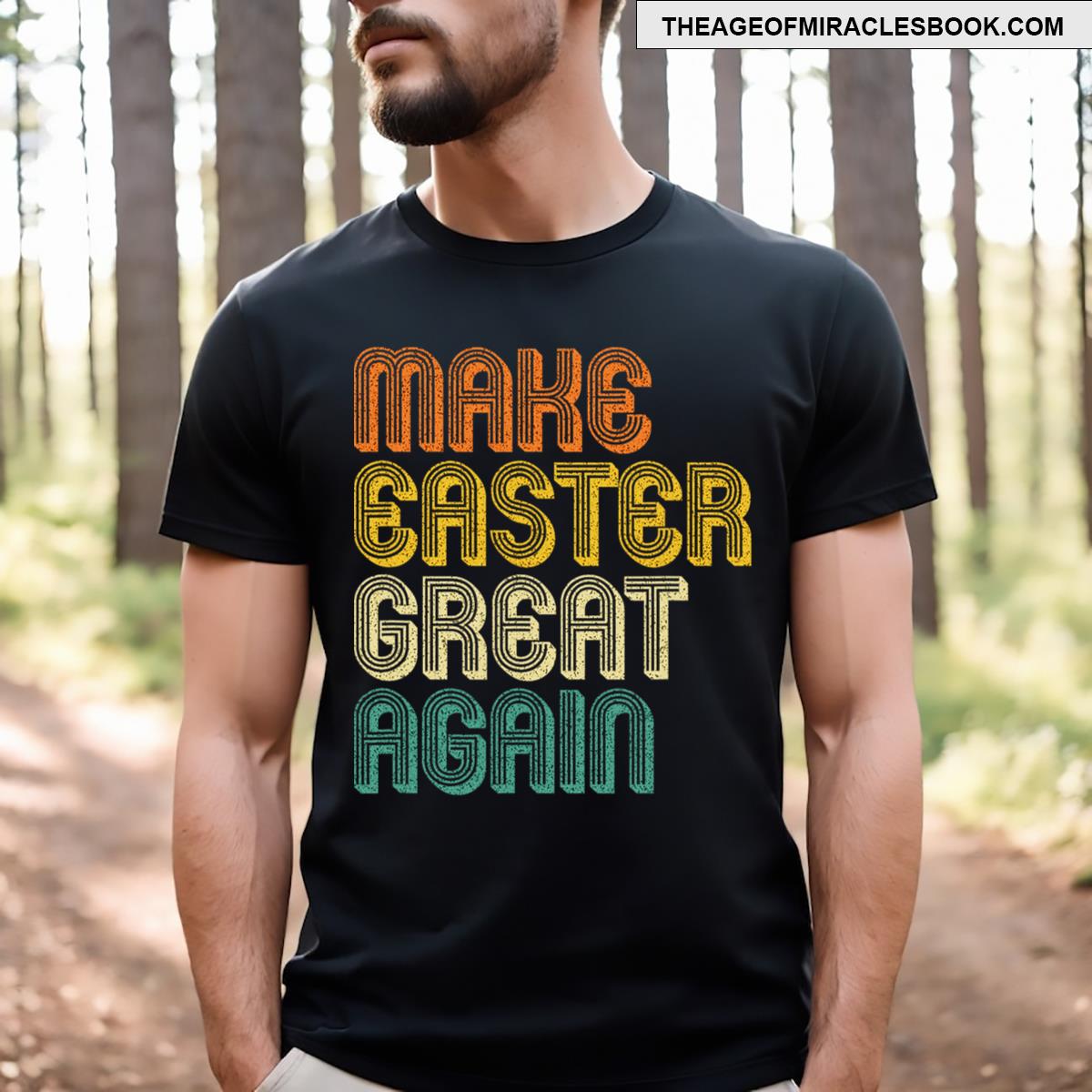 Make Easter Great Again Trump Retro Vintage T-shirt