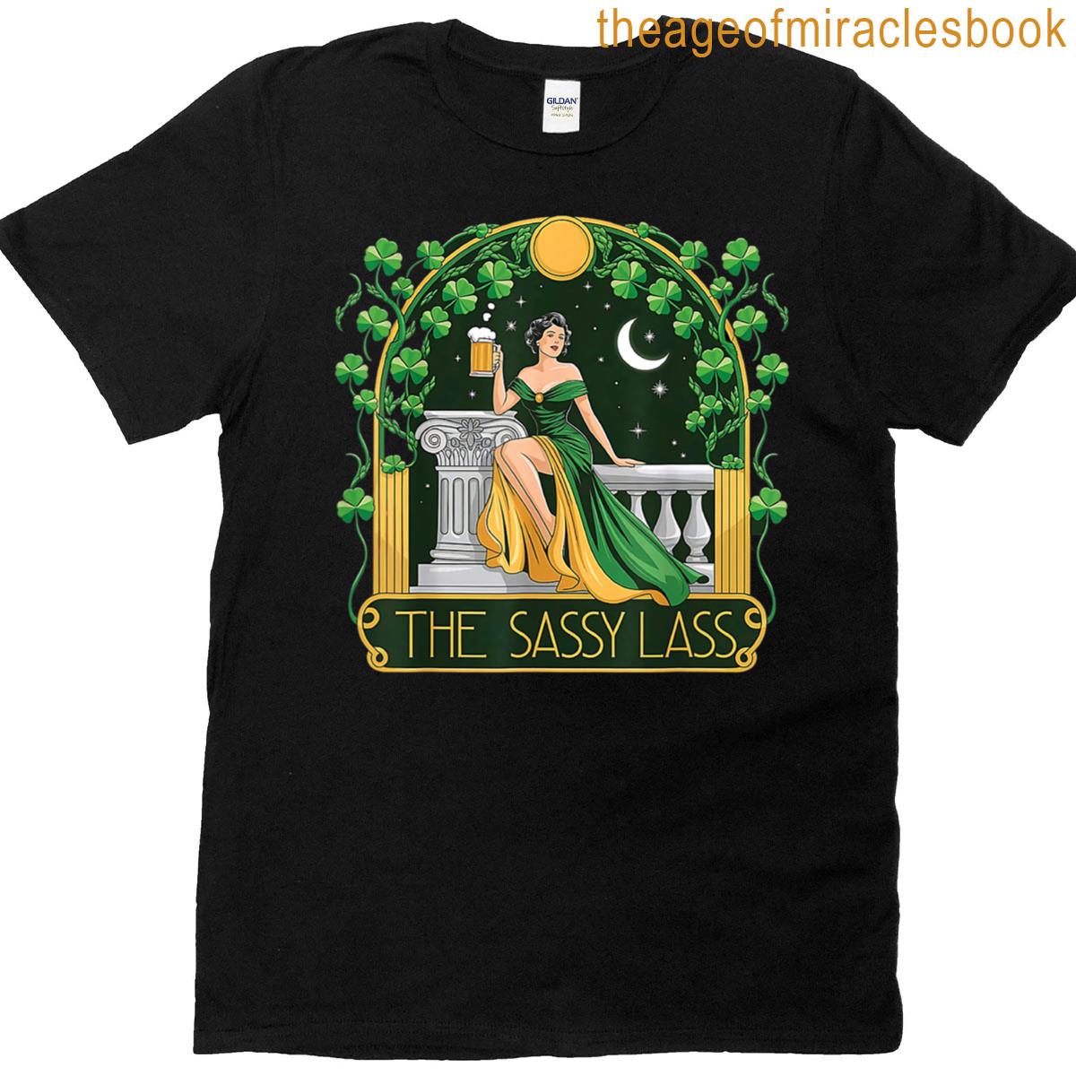The Sassy Lass Funny Patrick’s Day Tarot Card Luck Unisex T-shirt
