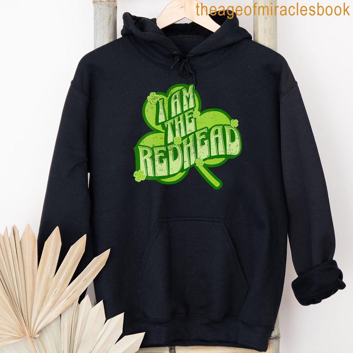 Alternative view of Womens I Am The Redhead Dibs On The Redhead Funny St Patrick's Day V Neck T-shirt