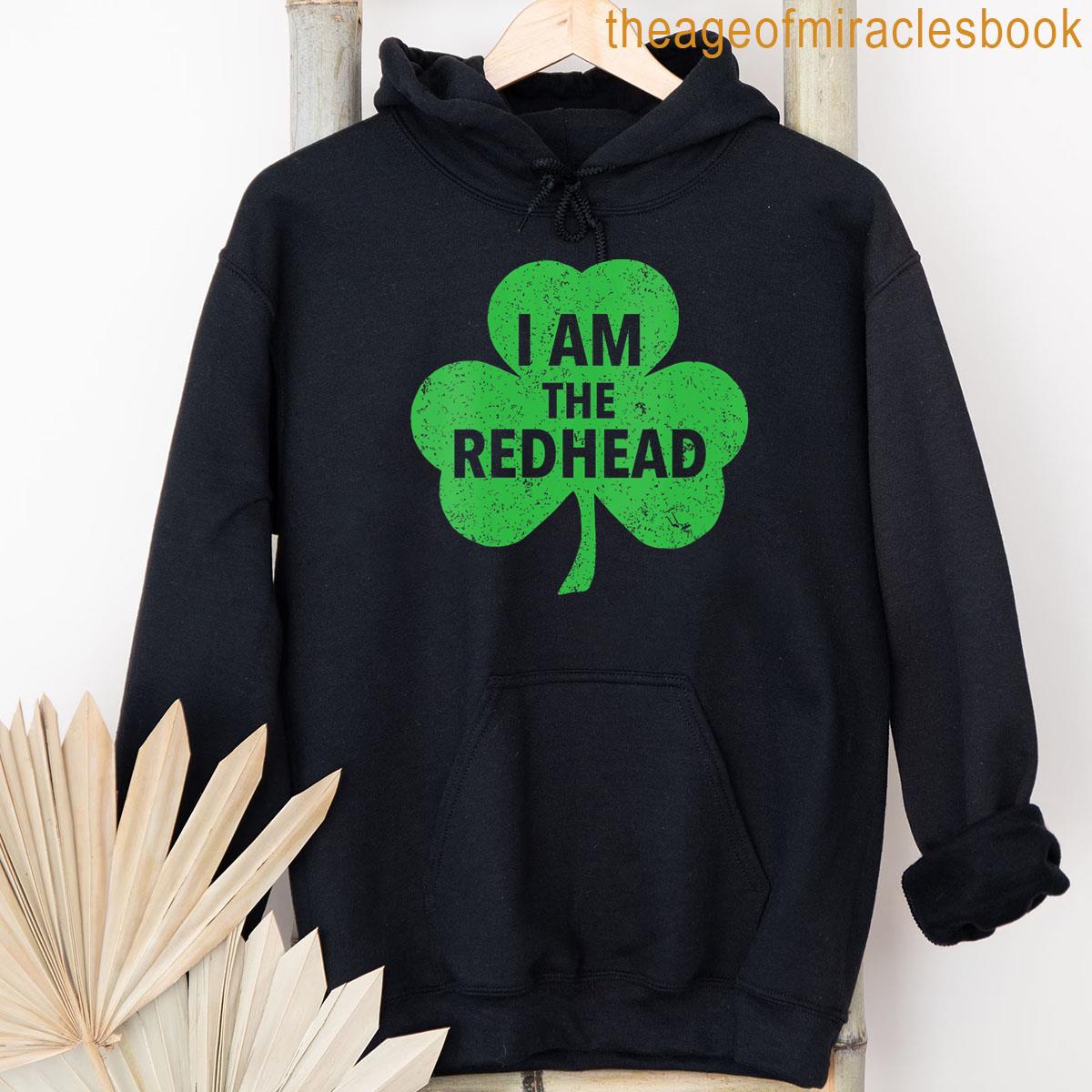 Alternative view of Womens I Am The Redhead Dibs On The Redheads Funny St Patricks Day V Neck T-shirt