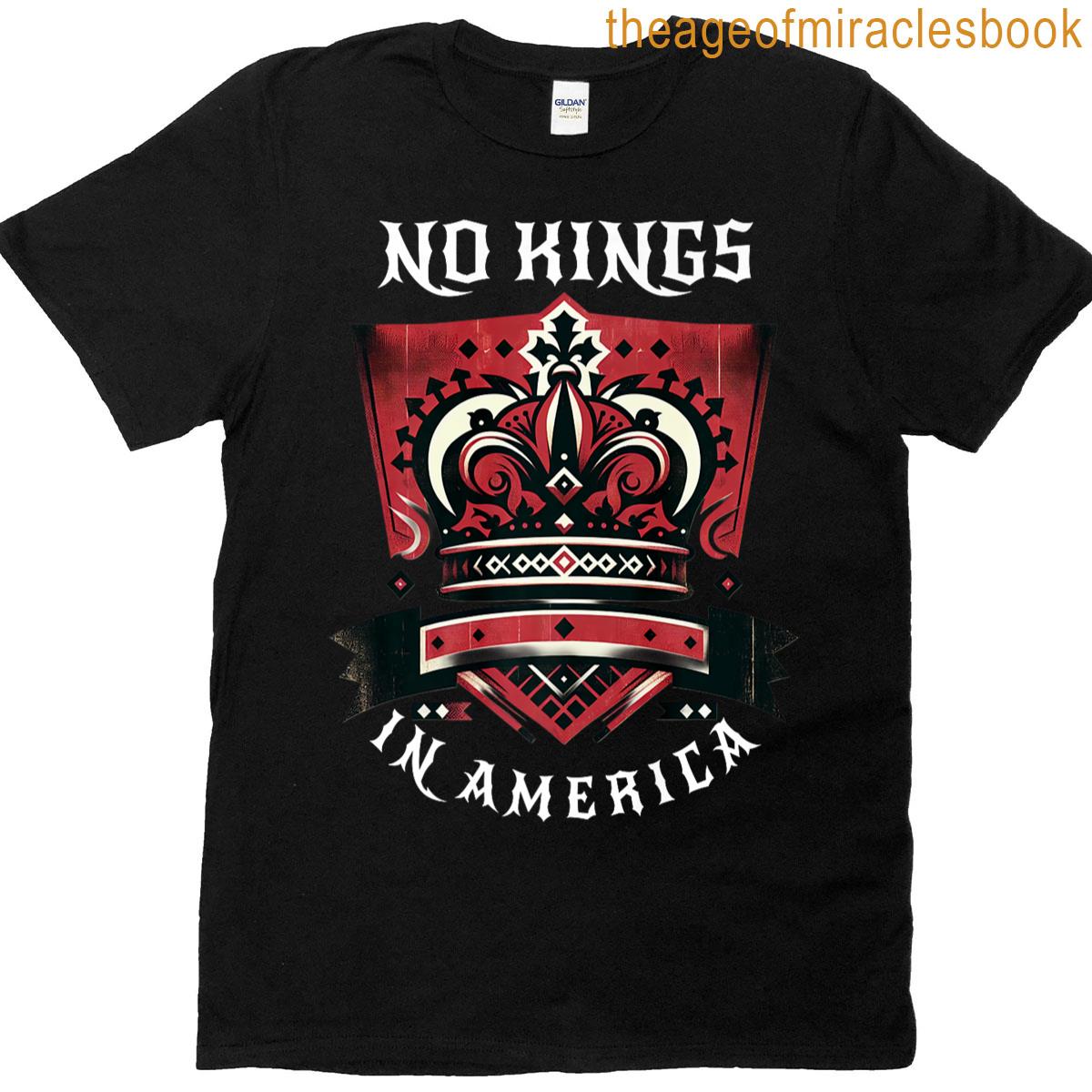 United States Usa Presidents Funny Leaders No Kings Independence Day History T-shirt