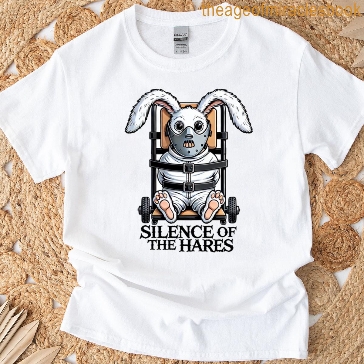 Silence Of The Hares Horror Bunny Hannibal Parody Design T-shirt