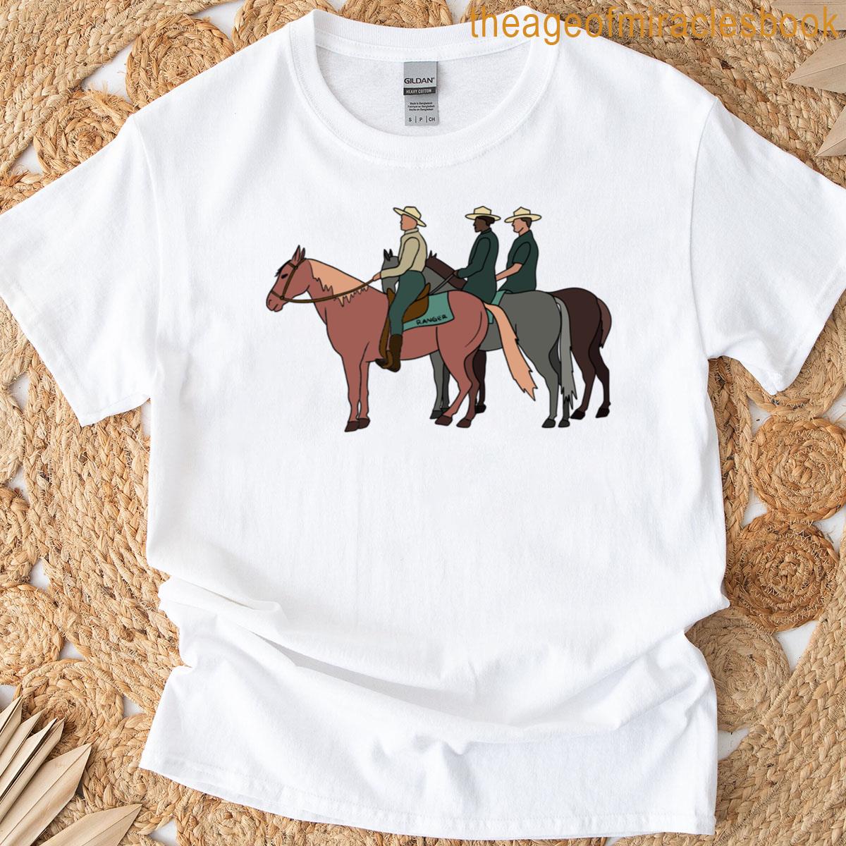 Park Rangers On Horseback T-shirt