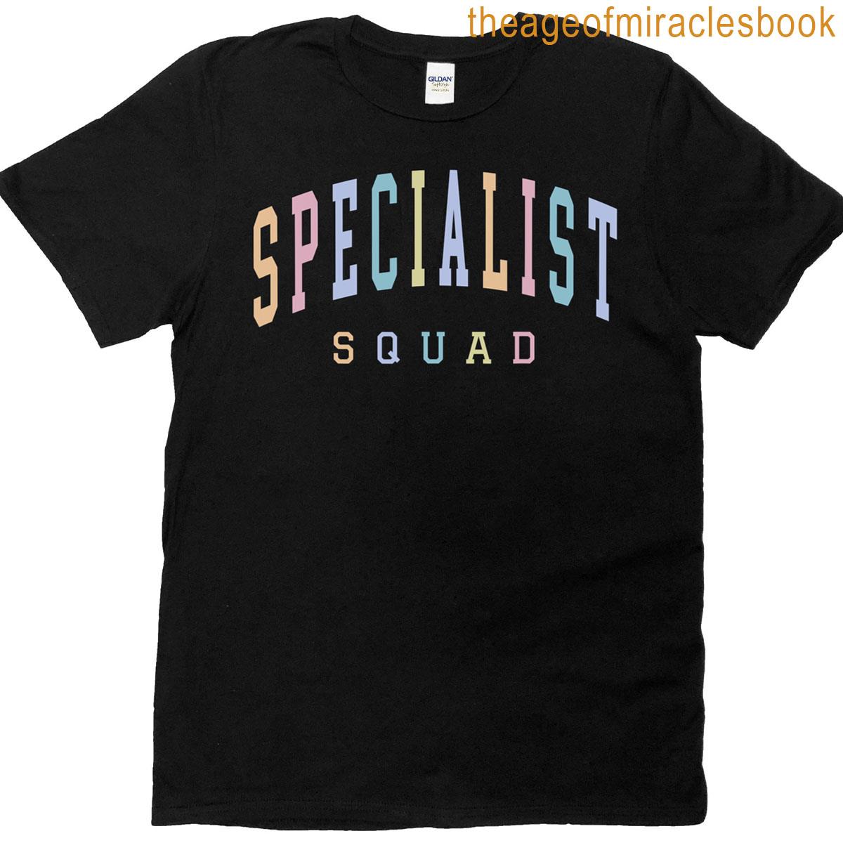 Specialist Squad Special Education Teacher Autism Awareness T-shirt
