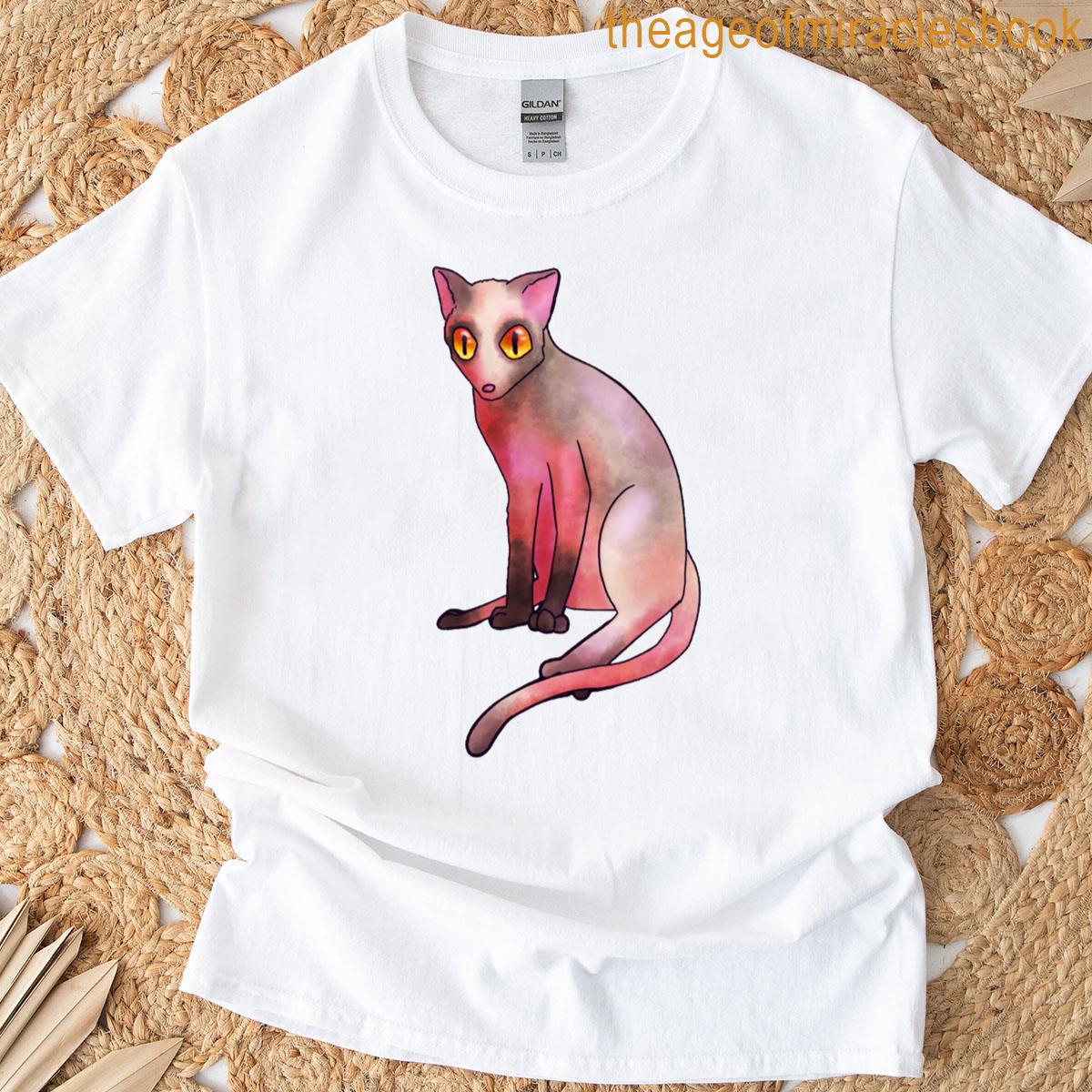 Pinkish Cat T-shirt