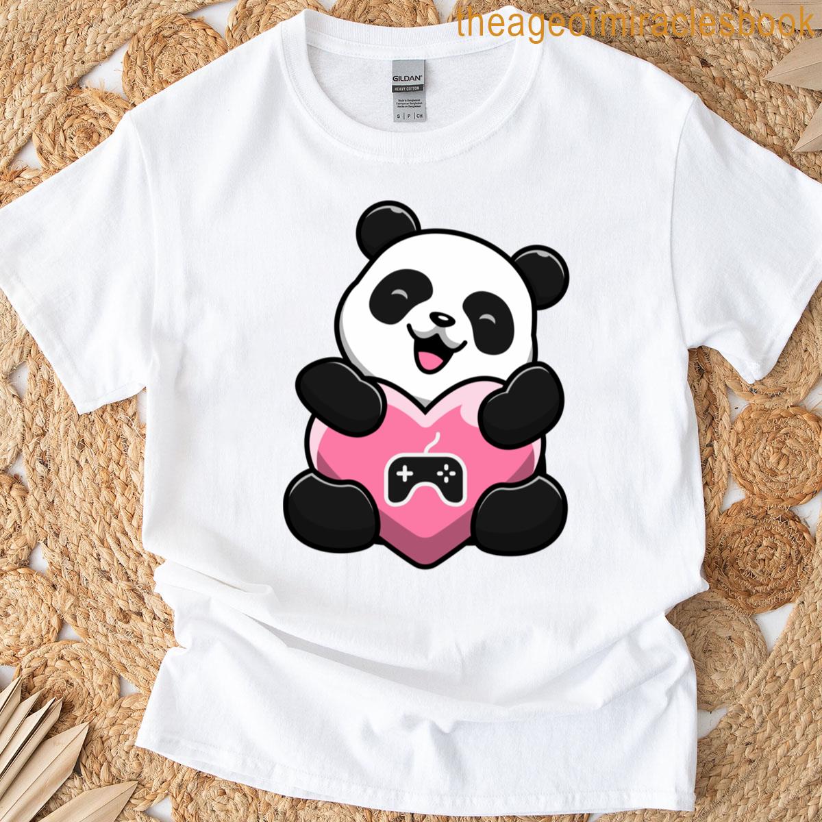 Panda Loves Games T-shirt
