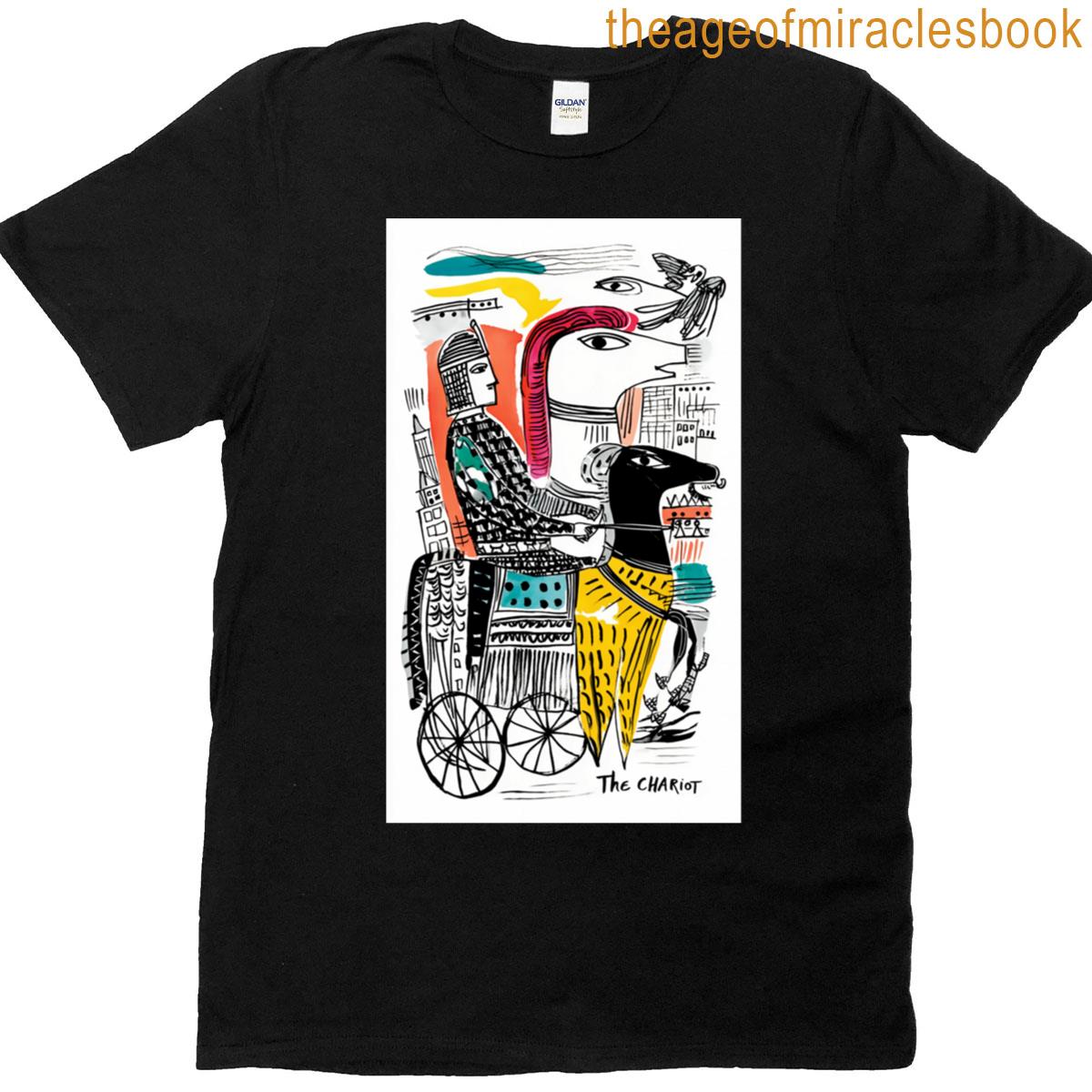 The Chariot Illustrated Tarot By Deedlit T-shirt