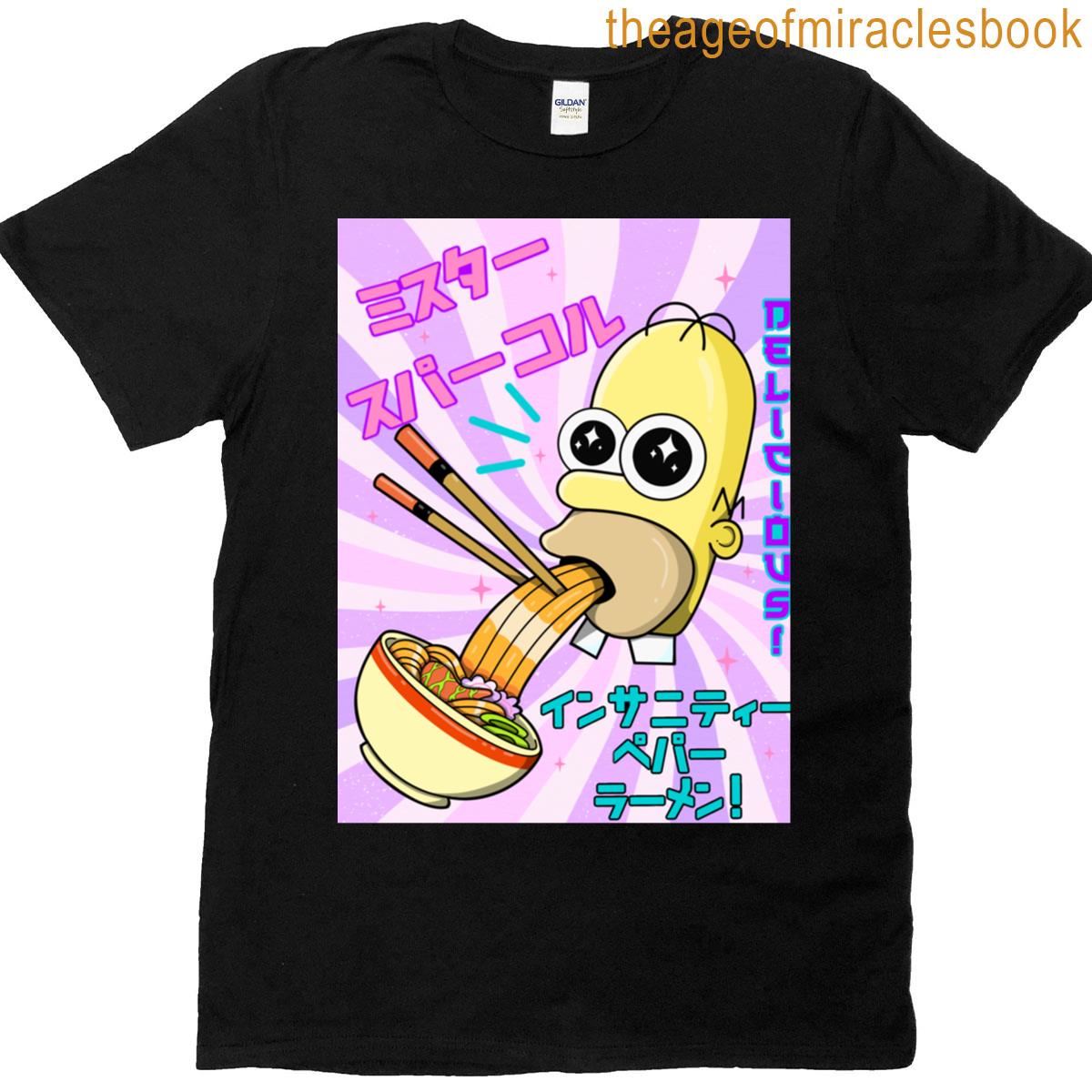 Mr Sparkles Loves Ramen Oversized T-shirt
