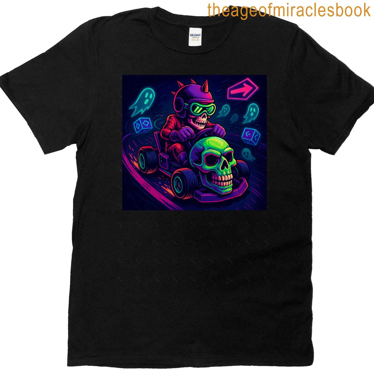 Skull Kart Ghost Race Oversized T-shirt