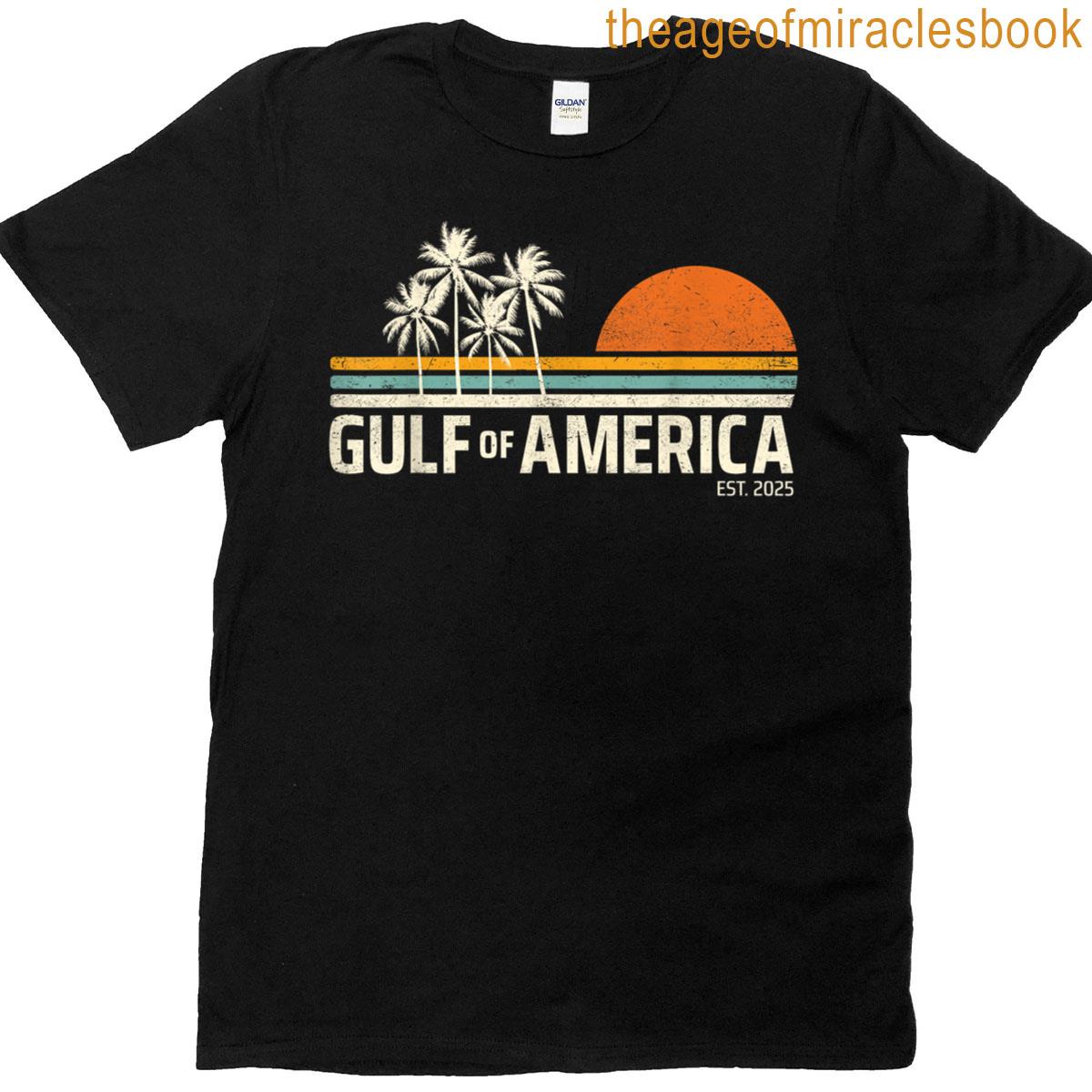 Vintage Gulf Of Usa America 2025 American Gulf Of Mexico T-shirt