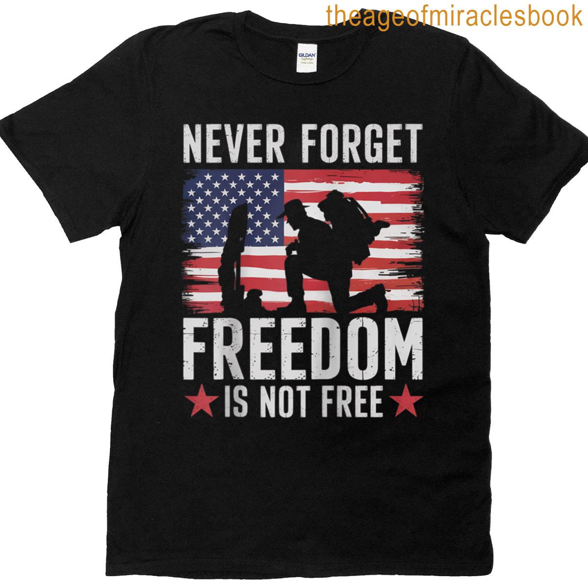 Never Forget Patriotic American Memorial Day 2025 Raglan Baseball Tee T-shirt