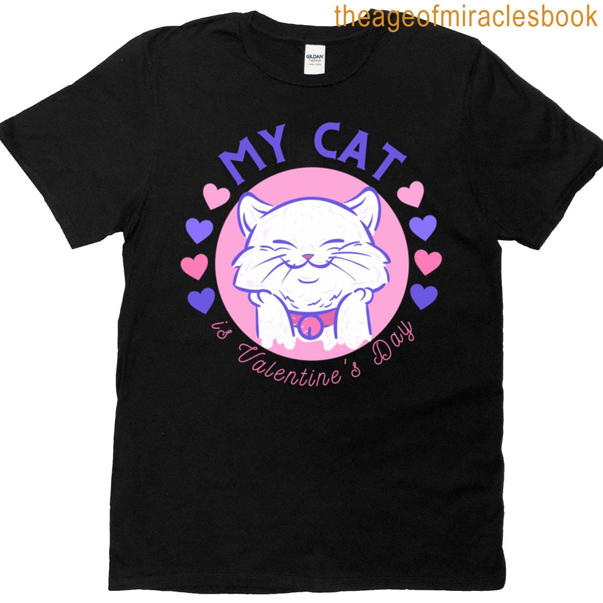 Purrfect Valentine Cat Love T-shirt