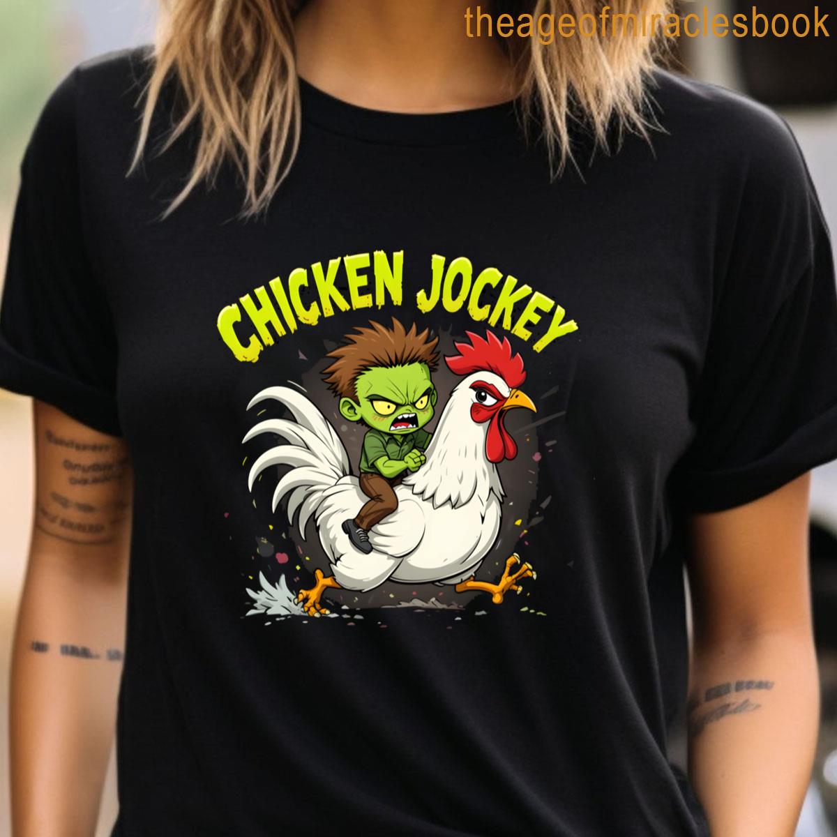 Funny Chicken Jockey Png Birthday Boy File Digital Meme Art Zombie ...