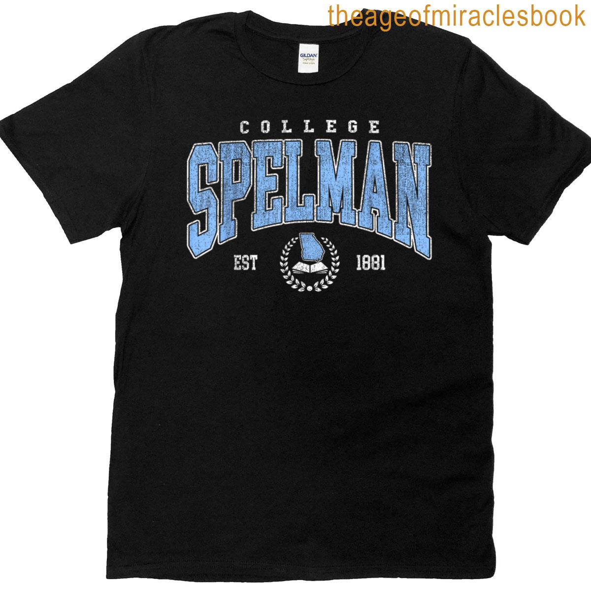 Spelman Arch Athletic Vintage Sports Tee Men Women T-shirt