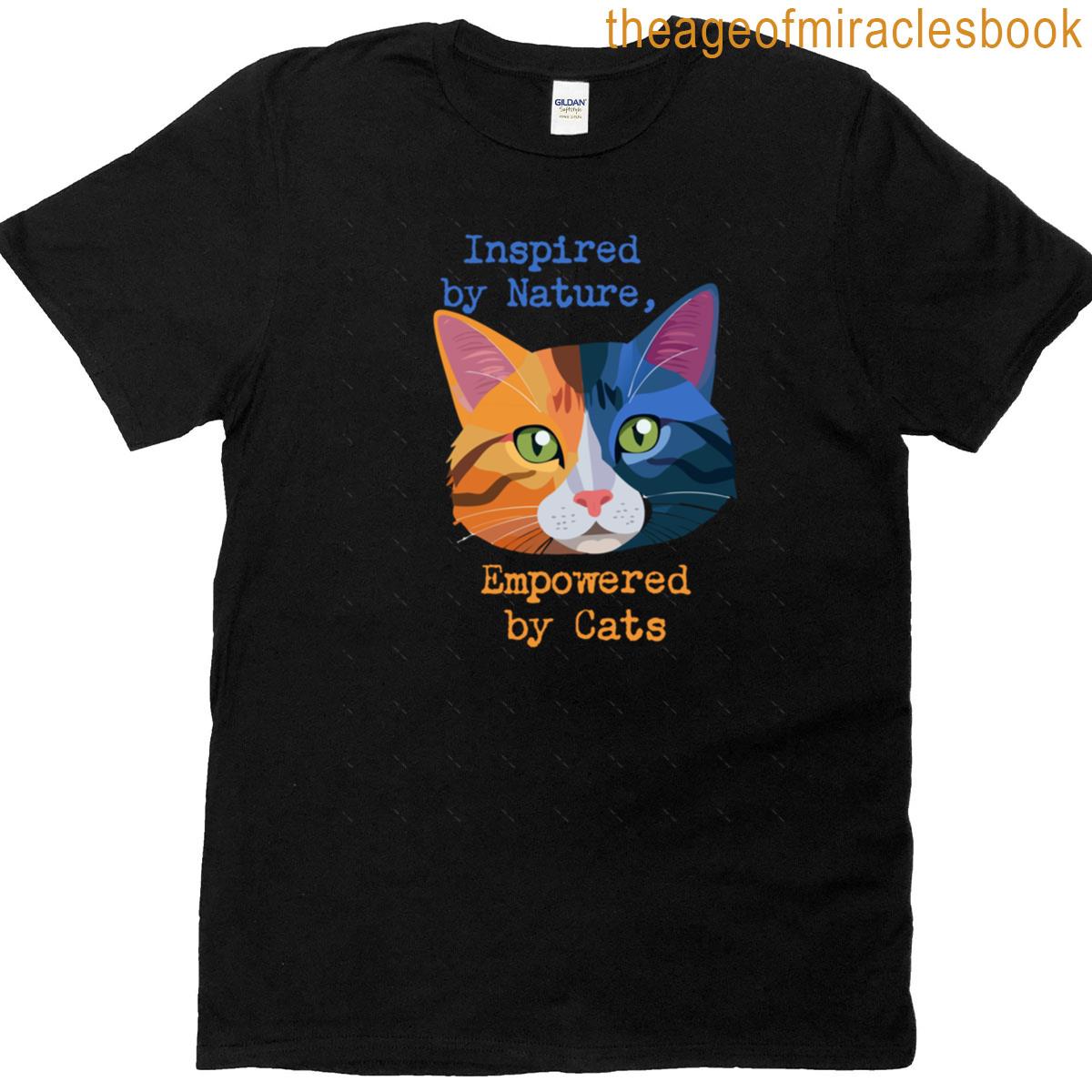 Inspired By Nature Empowered By Cats Oversized T-shirt