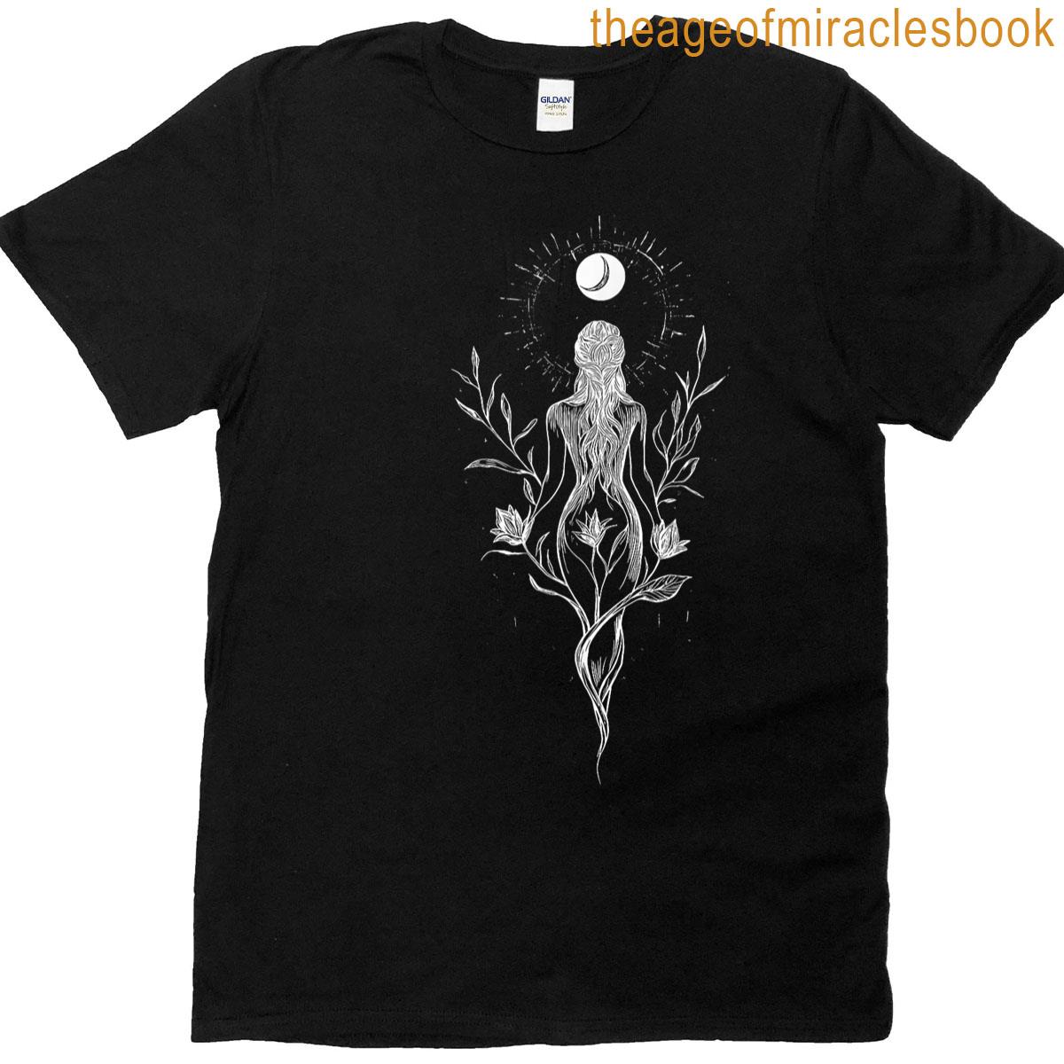 Retro Vintage Yoga Flowers Zen Fitness Festival Funny Womens T-shirt