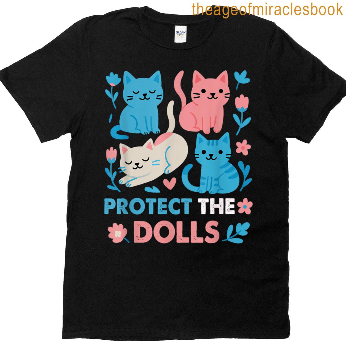 Protect The Dolls Cat Lgbtq Gay Pride Month Men Women T-shirt