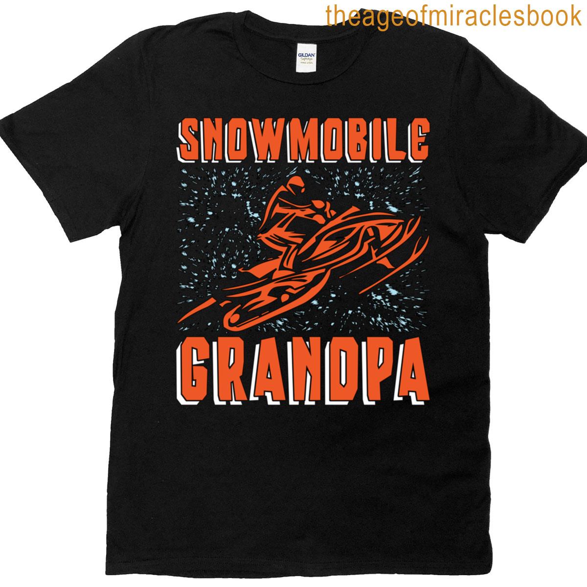 Snowmobile Grandpa Motorsport Snowmobile Racing T-shirt